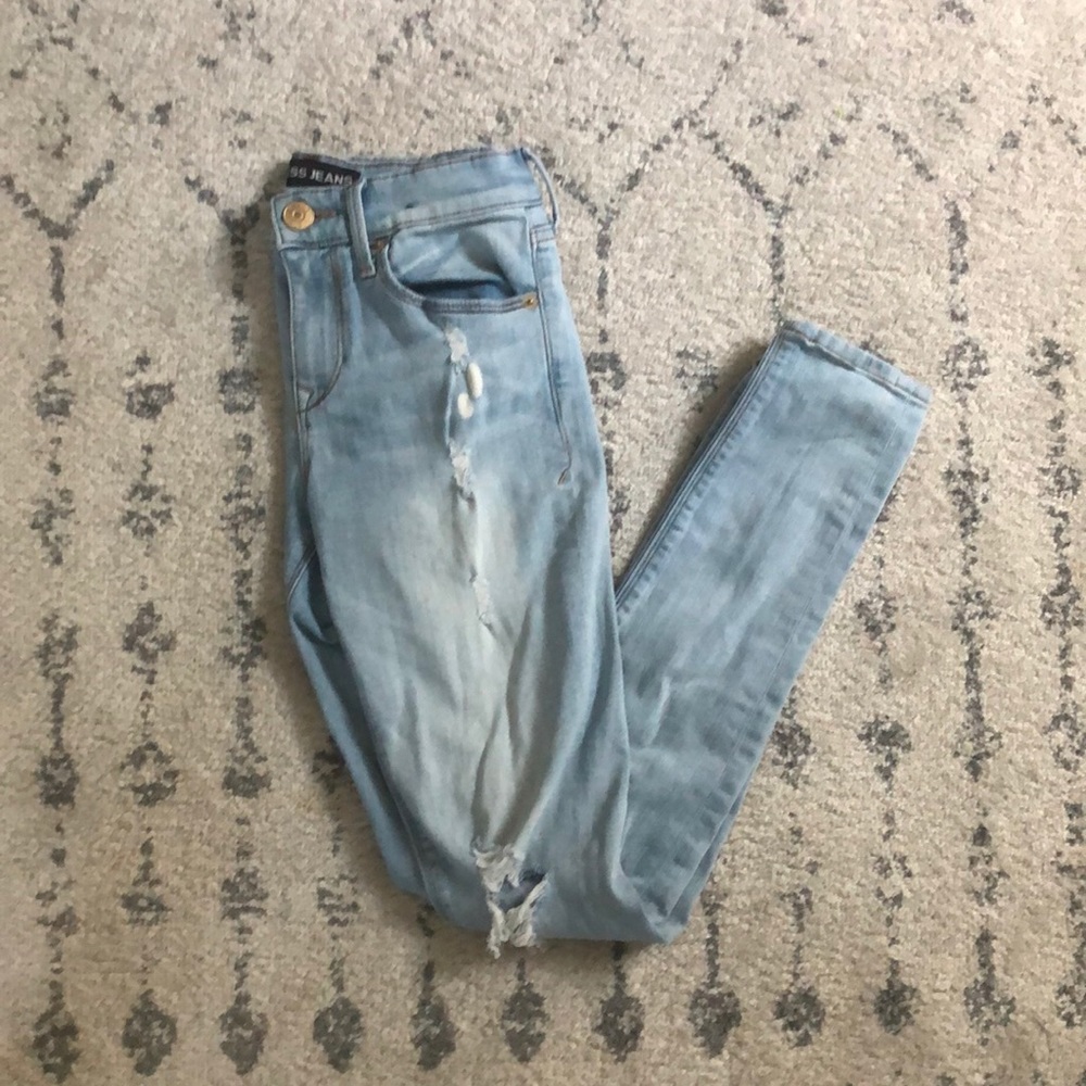 EXPRESS light-washed jeans